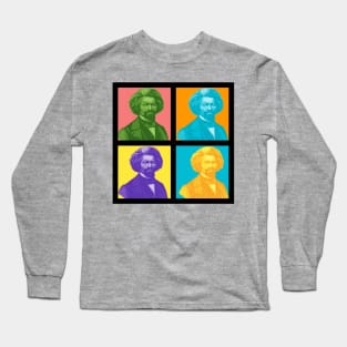 Frederick Douglass Portrait Long Sleeve T-Shirt